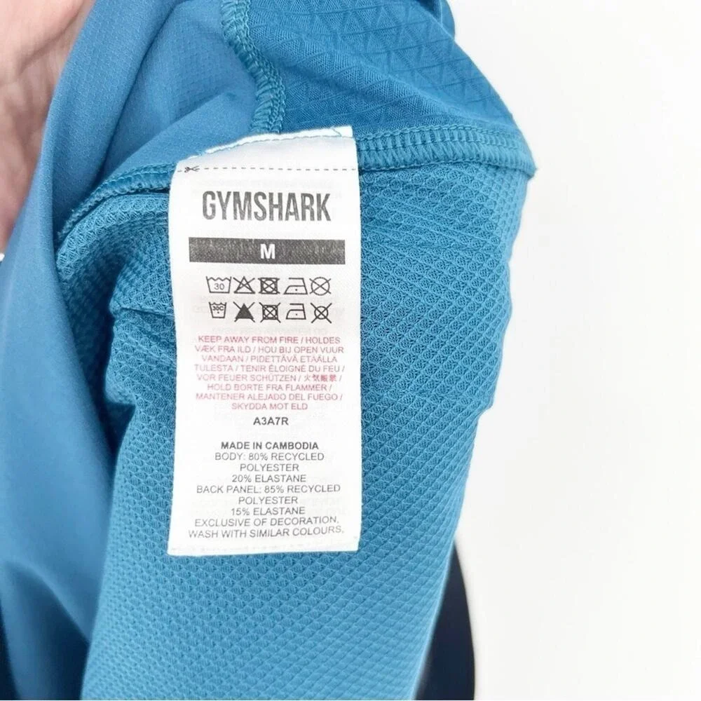 Gymshark Hybrid Woven Pull On Joggers M Blue